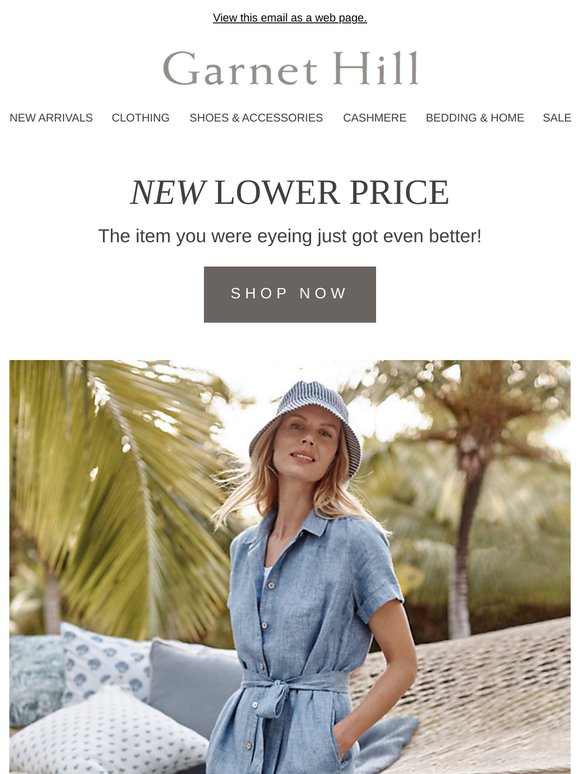 garnet hill linen slip dress Adele Linen Slip Dress