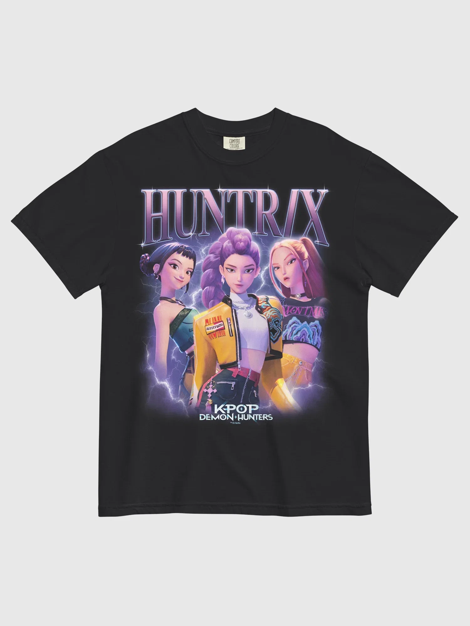 Image of KPop Demon Hunters HUNTR/X Heartthrob Comfort Colors T-Shirt