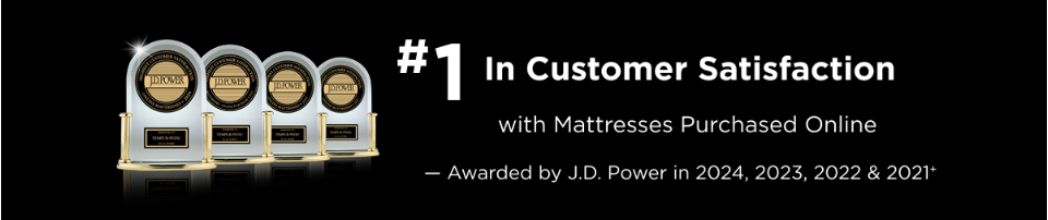 #1 in Customer Satisfaction with Mattresses Purchased Online