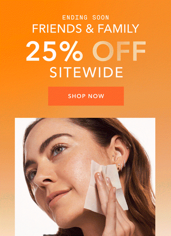 25% OFF SITEWIDE