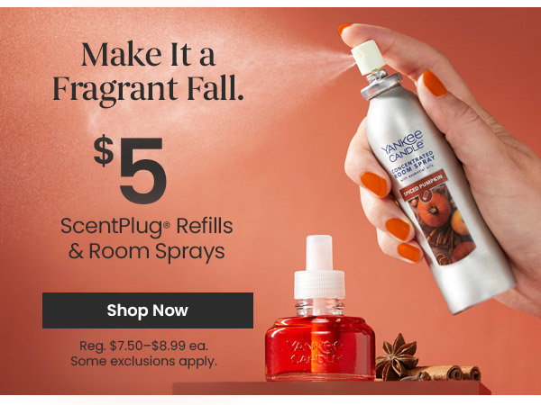 $5 ScentPlug® & Room Sprays