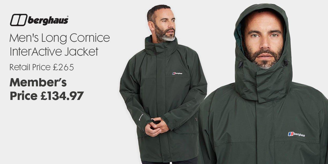 Berghaus Mens Long Cornice Interactive Jacket