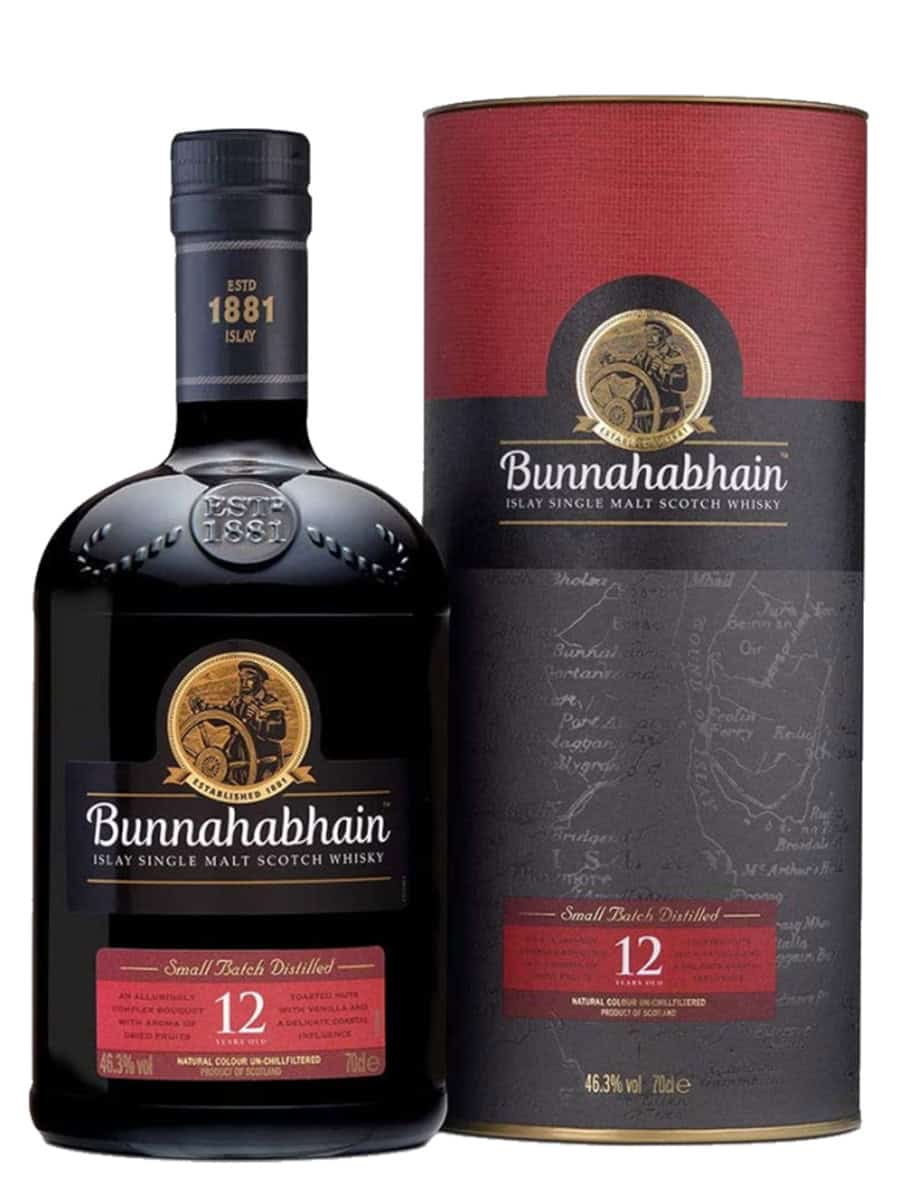 Bunnahabhain 12 Year Old Islay Single Malt Scotch Whisky 70cl