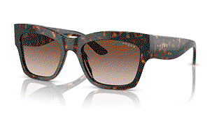Damen-Sonnenbrille mit Panto-Form in Havana