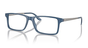 Herren-Brille rechteckig in Blau