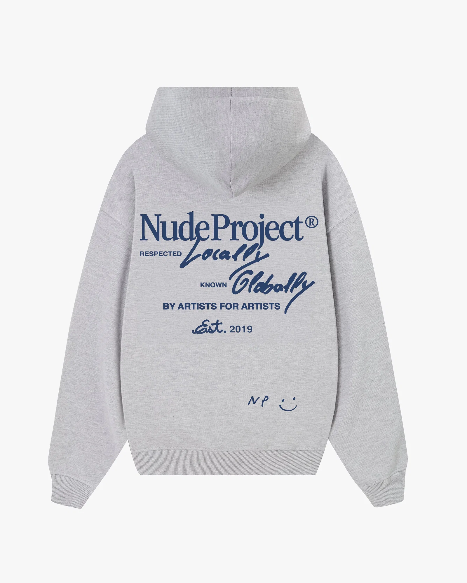Image of Global Soon Zip-Up Hoodie Grey