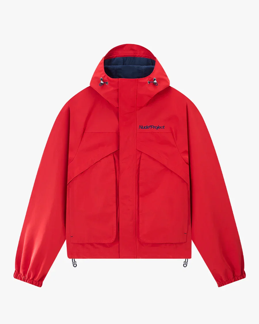 Image of Milestones Windbreaker Jacket Red