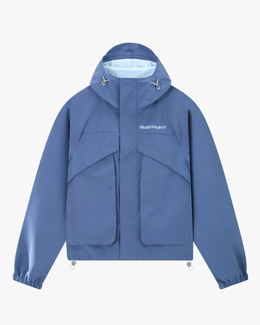 Image of Milestones Windbreaker Jacket Blue