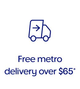 Free metro
delivery over $65*