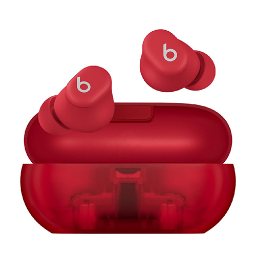 Beats Solo Buds Transparent Red