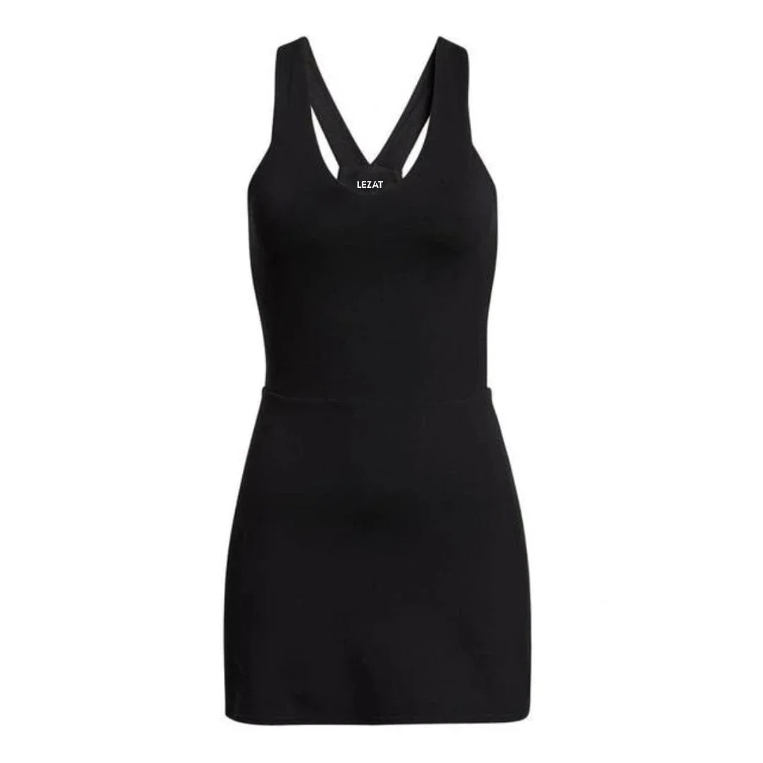 Image of Isla Racerback Organic Cotton Sport Dress