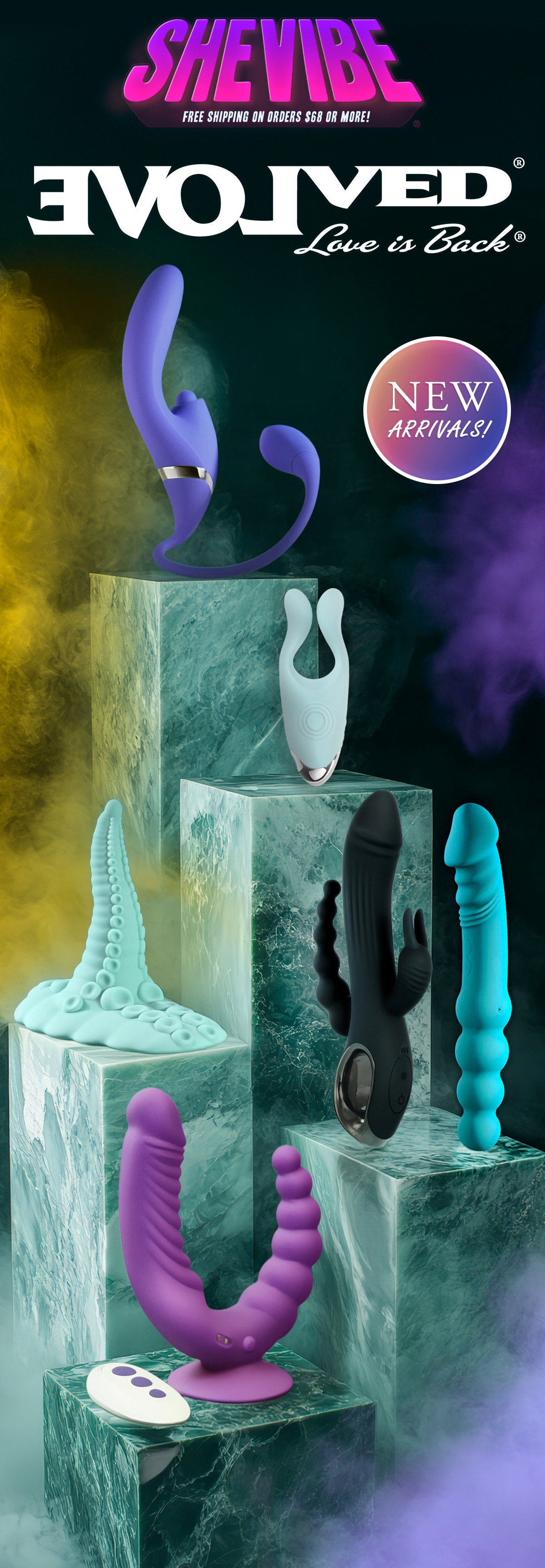 🚀 Brand New Pleasure Products From Evolved Novelties Have Arrived!