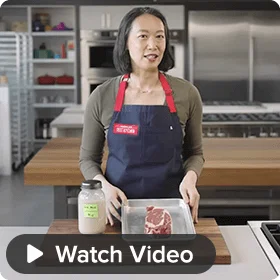 Lan Lam in a YouTube video about shio koji–marinated flank steak
