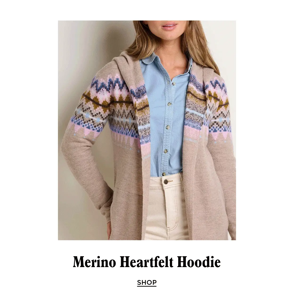 Merino Heartfelt Hoodie