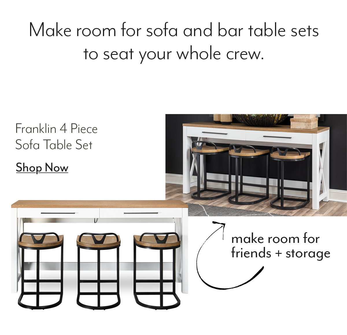 Shop Franklin 4 piece sofa table