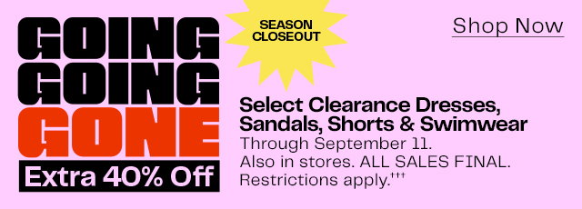 Season Closeout | Going, going, gone.