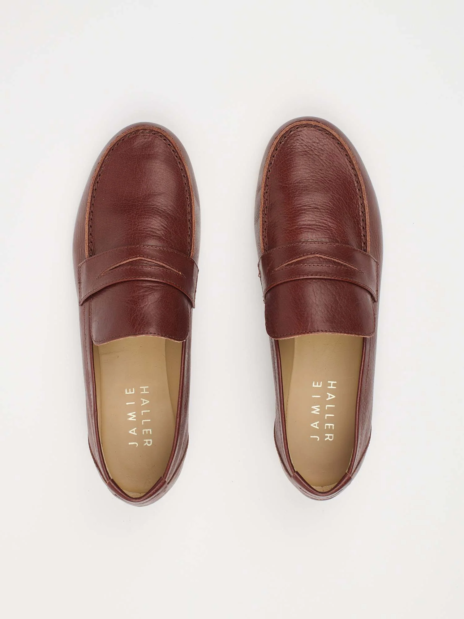 Image of The Penny Loafer in Bright Burgundy
