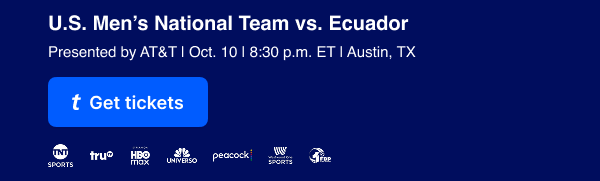 USMNT vs. Ecuador