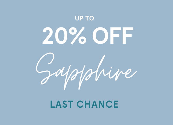 Last Chance: Up to 20% Off Sapphire
