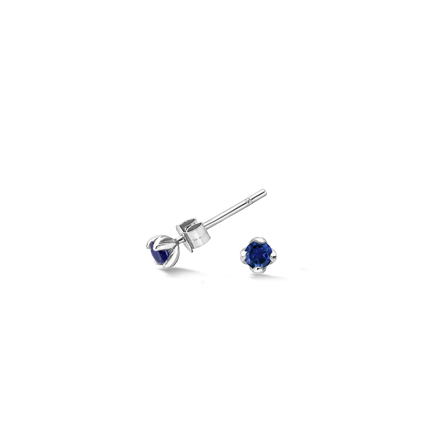 Image of 3mm Blue Sapphire Orissa Studs