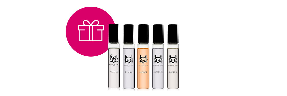 Free travel perfume from Parfums de Marly