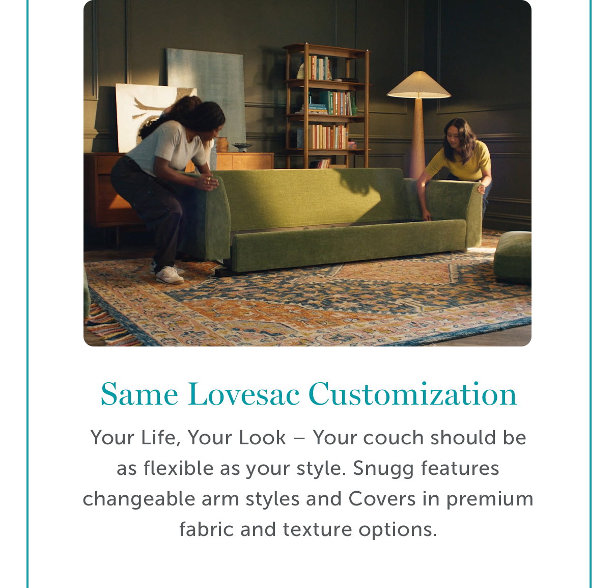 Same Lovesac Customization