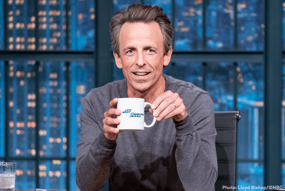 Late Night With Seth Meyers Corrections Mug