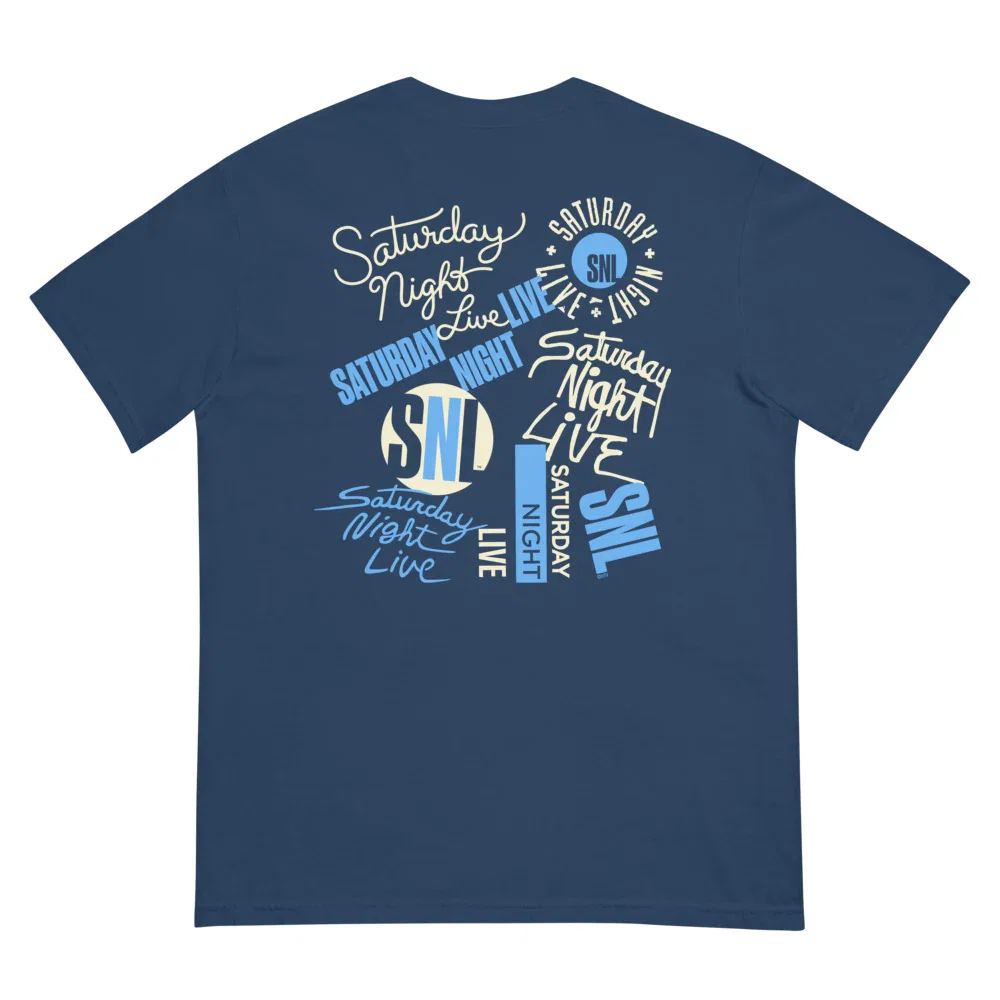 Image of Saturday Night Live Logos Comfort Colors T-Shirt