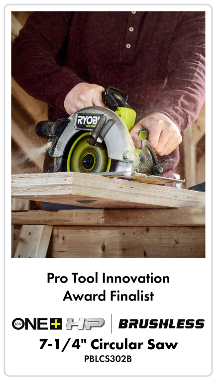 PRO TOOL INNOVATION AWARD FINALIST - 18V ONE+HP BRUSHLESS 7-1/4" CIRCULAR SAW - PBLCS302B
