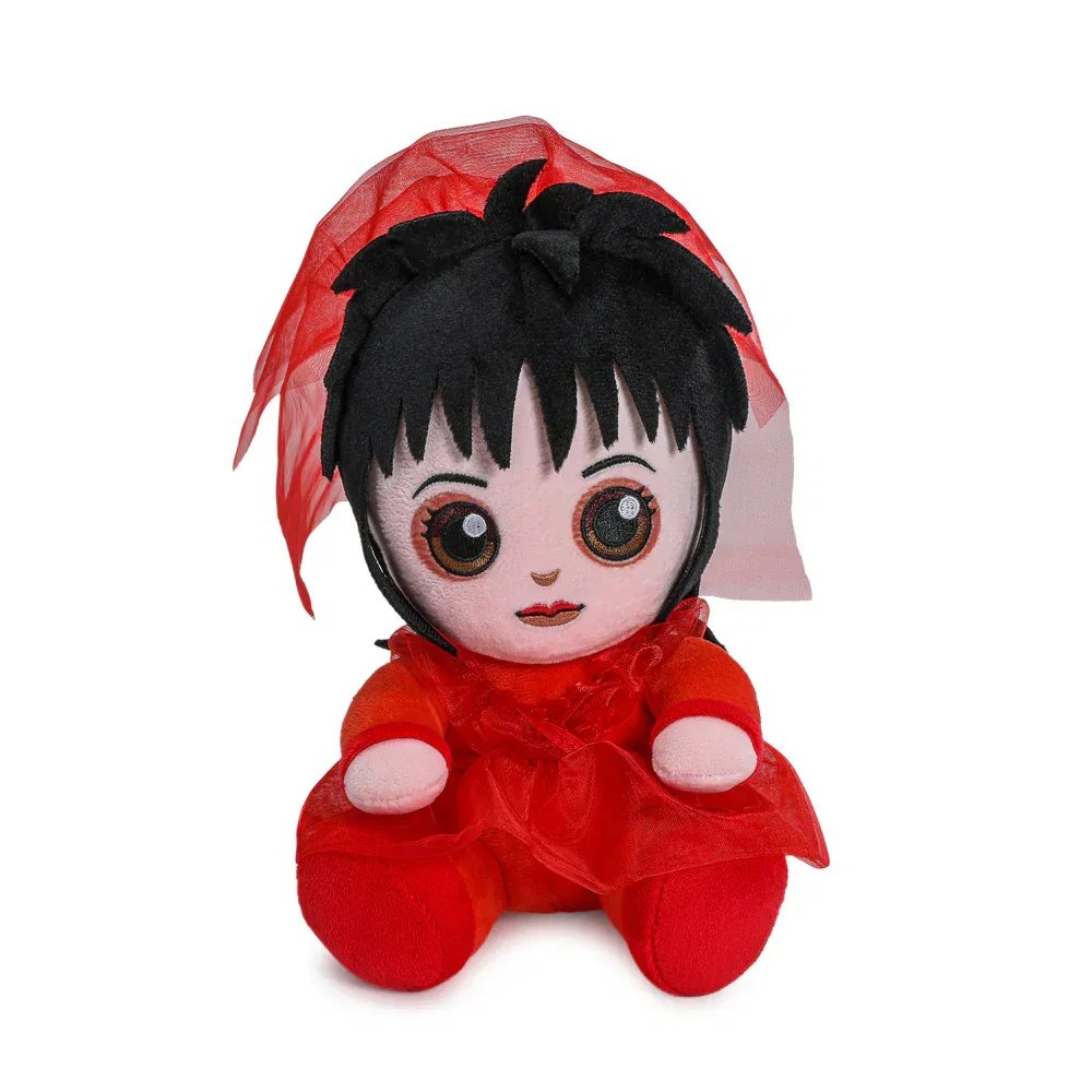 Image of Beetlejuice Lydia Deetz in Red Wedding Dress Plush