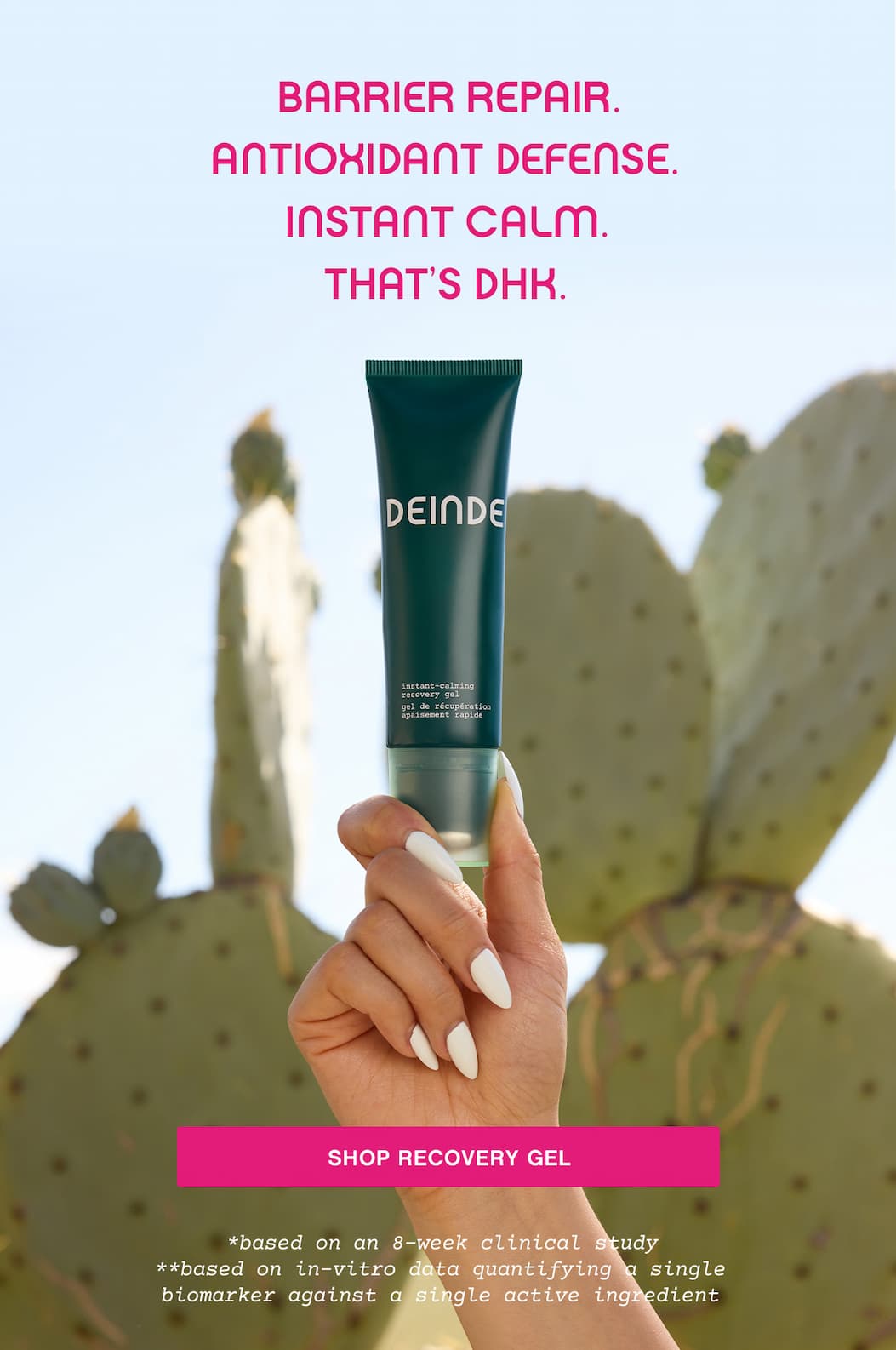 Experience the difference - Shop Recovery Gel