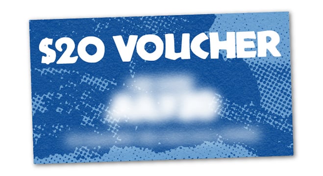 $20 VOUCHER
