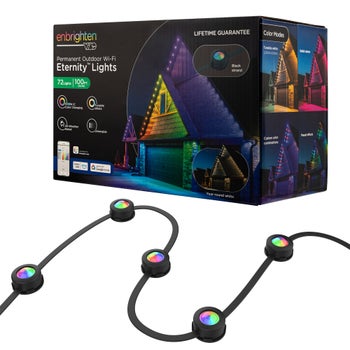Enbrighten 100' Permanent Outdoor Wi-Fi Eternity Eave Lights