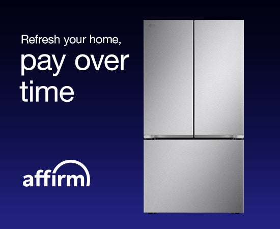 refresh your home, pay over time affirm