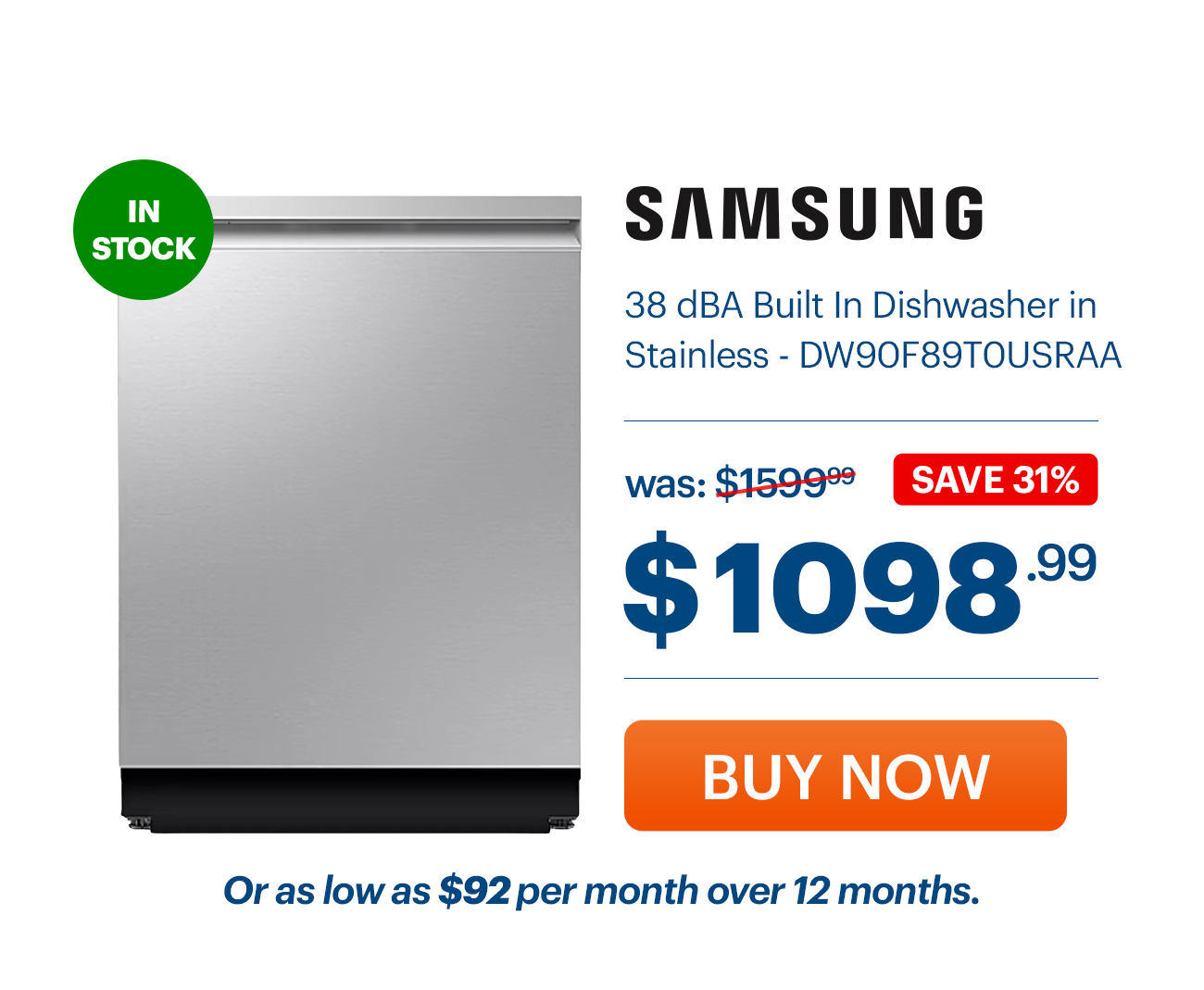 Samsung Dishwasher