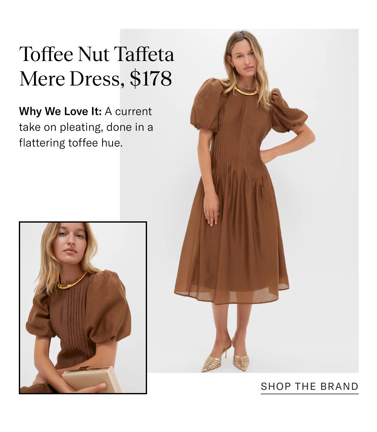 Toffee Nut Taffeta