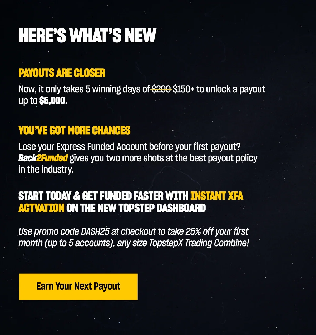 Here's what's new
