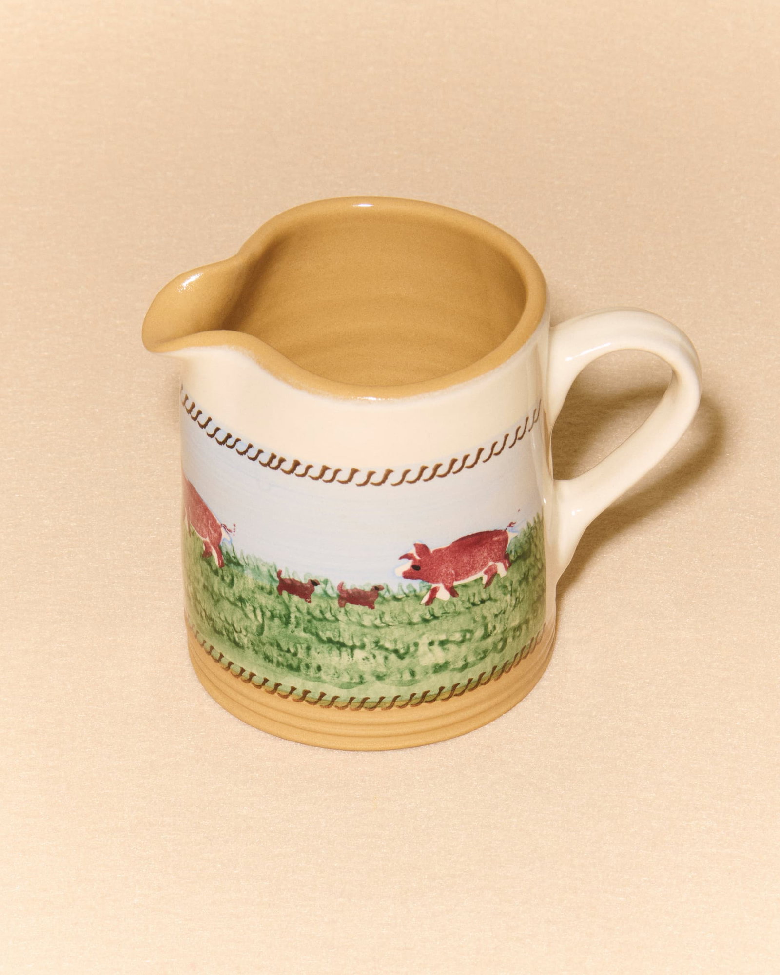 nicholas mosse small cylinder jug in blue & multi