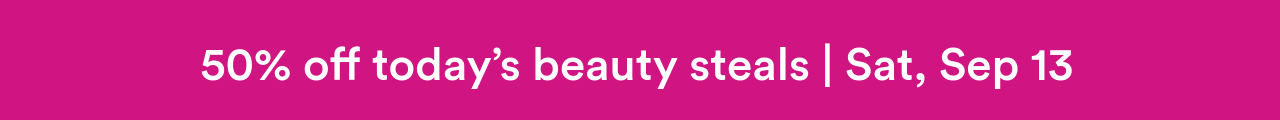 50% off today's beauty steals
