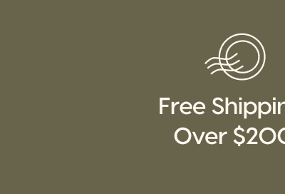 Free Shipping Over $200