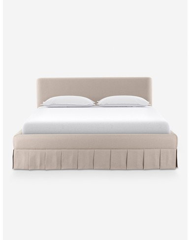 Belden Platform Bed-Beige / Queen