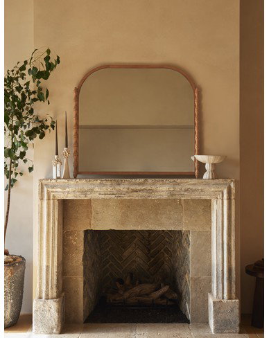 Topia Mantel Mirror by Ginny Macdonald-Natural