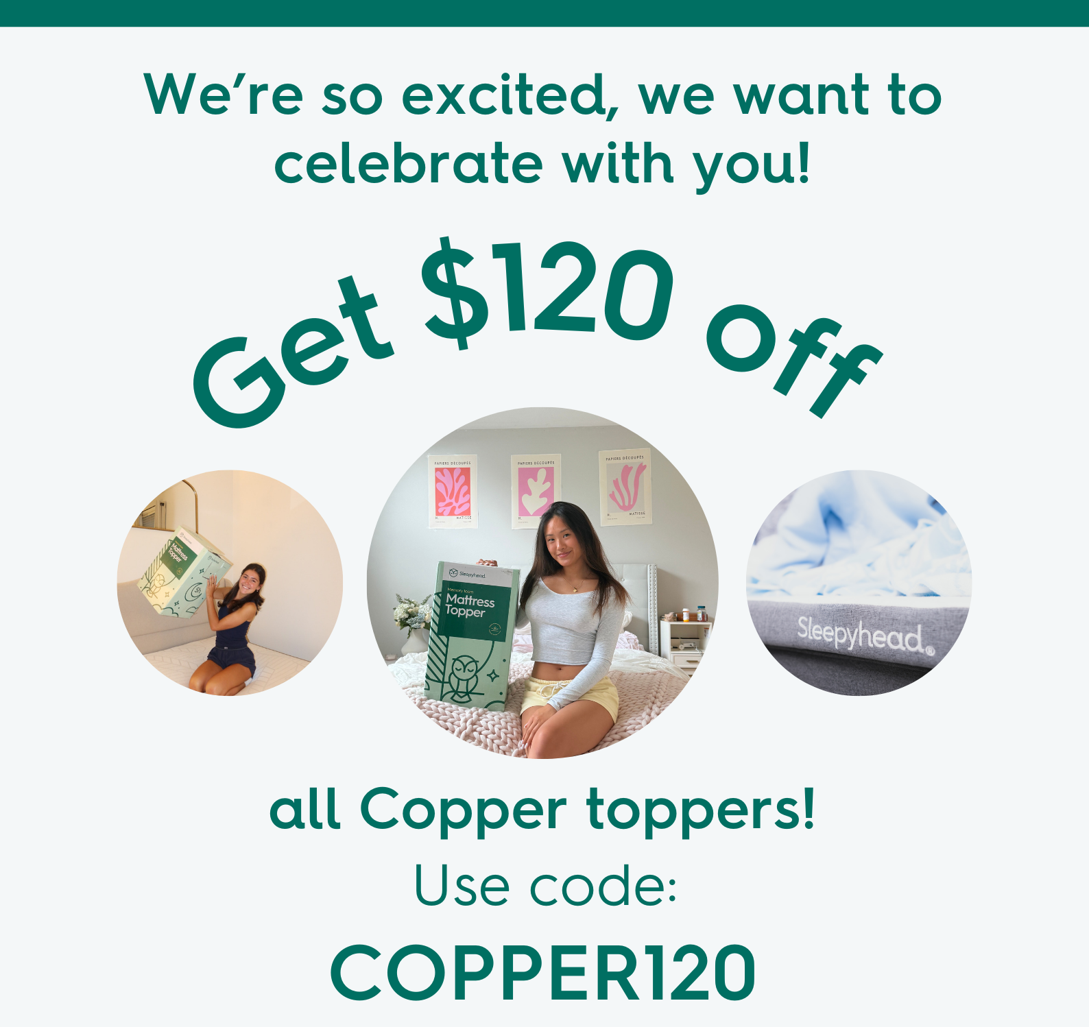 $120 off Copper