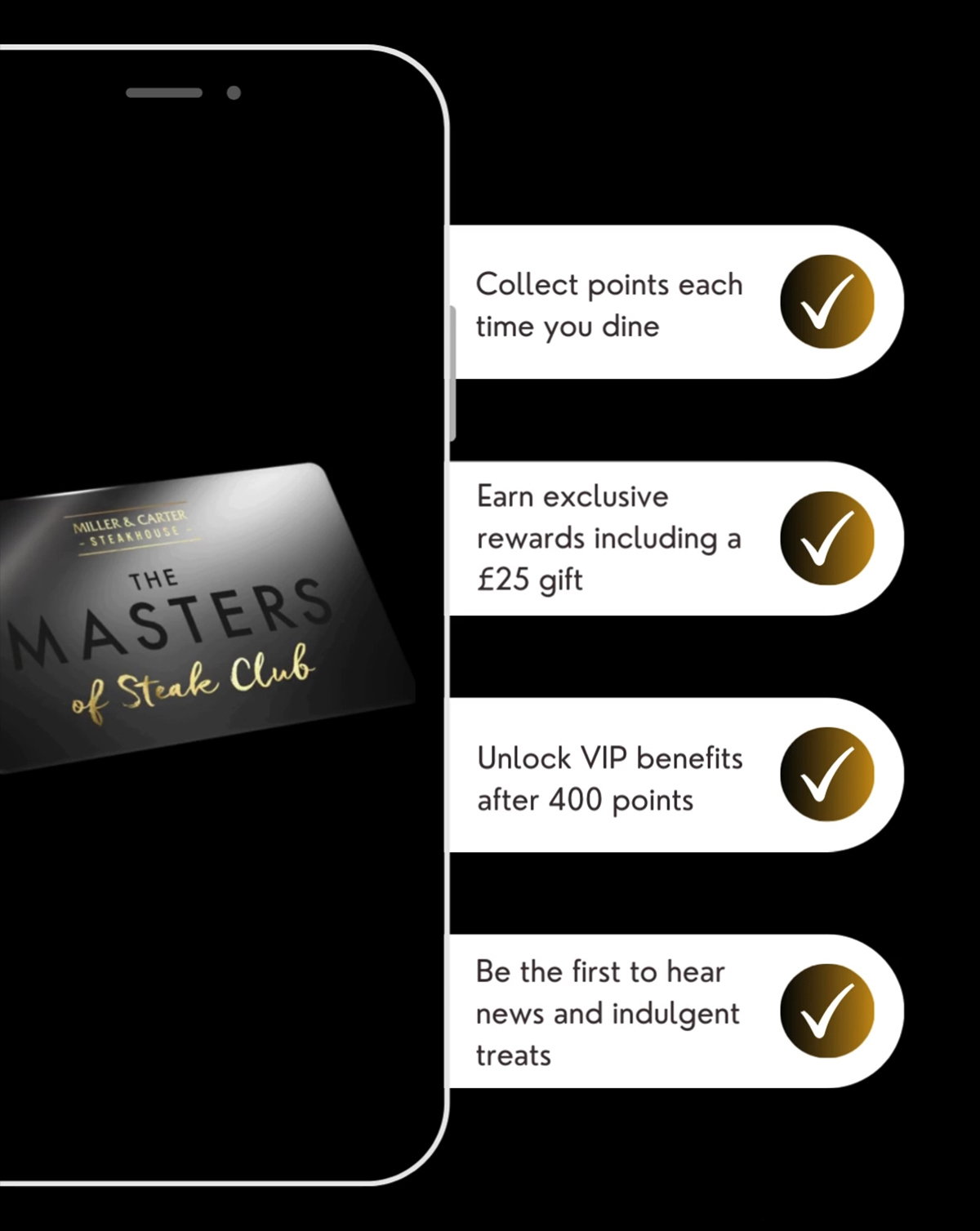 A £25 gift, wine treat, Moët Champagne, and so many more exclusive rewards are waiting. Find out more.