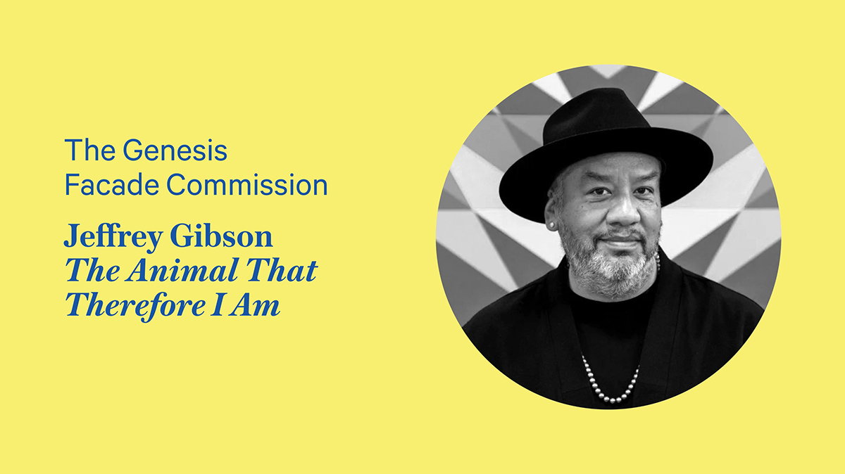 The Genesis Facade Commission: Jeffrey Gibson, The Animal That Therefore I Am
