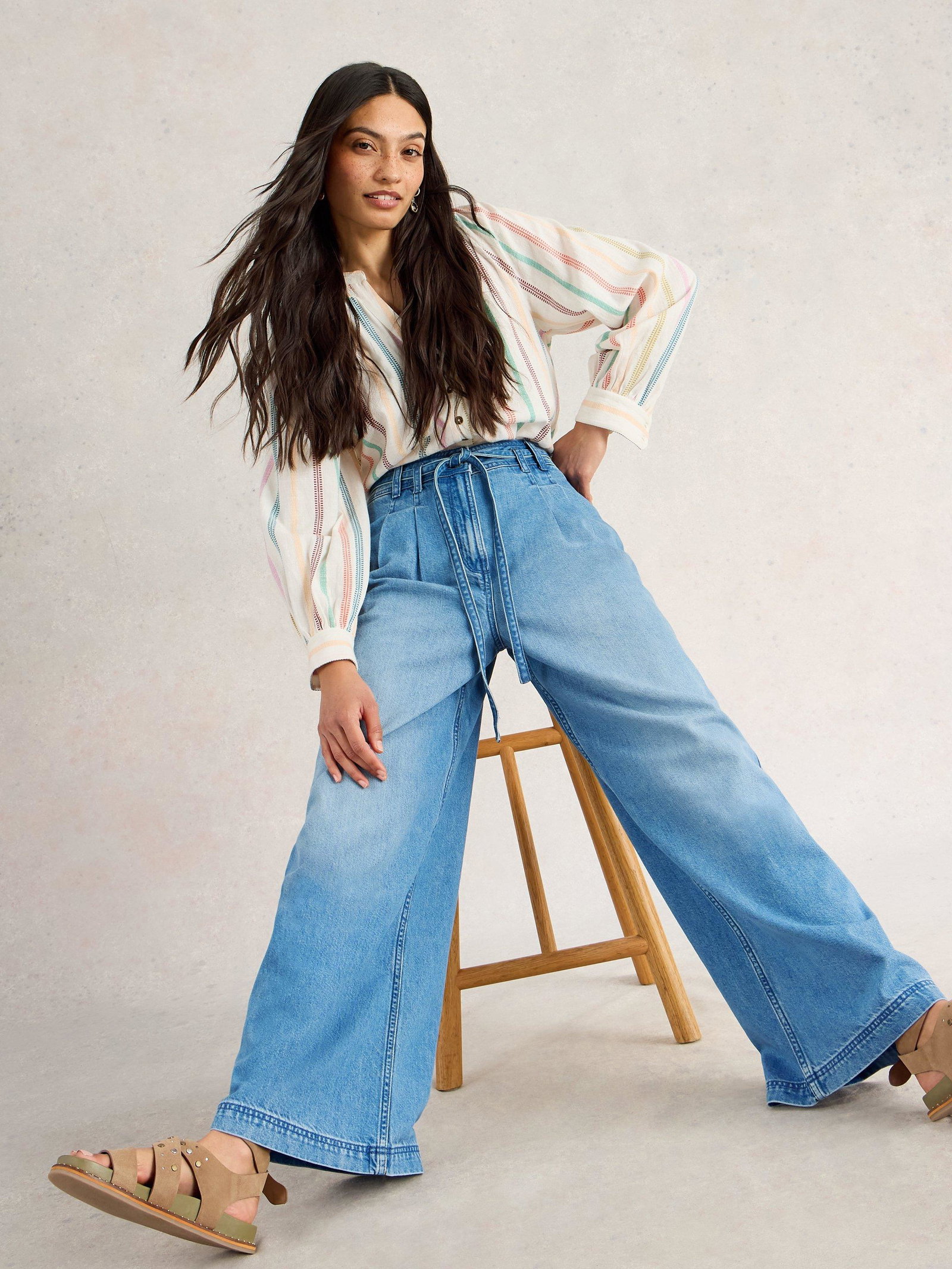 Shop Sasha Wide Leg Jean