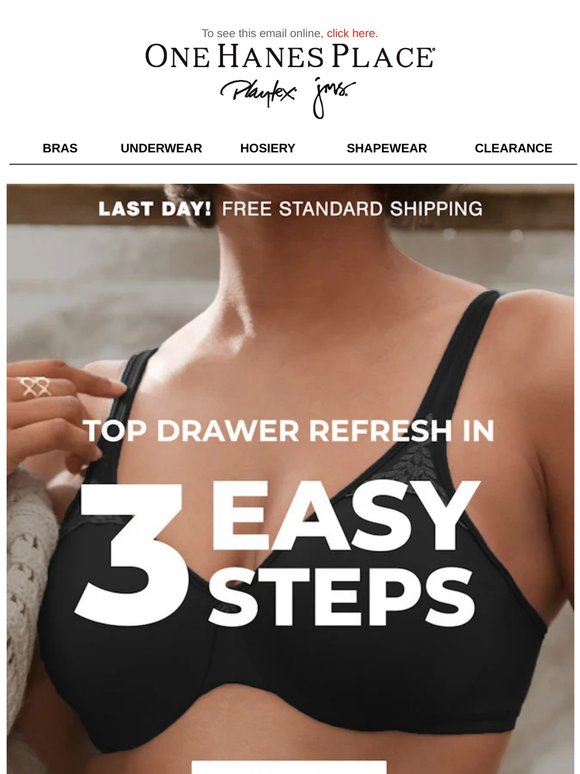 Refresh Bras Hanes: Refresh Your Bras in Just 3 Steps | Milled
