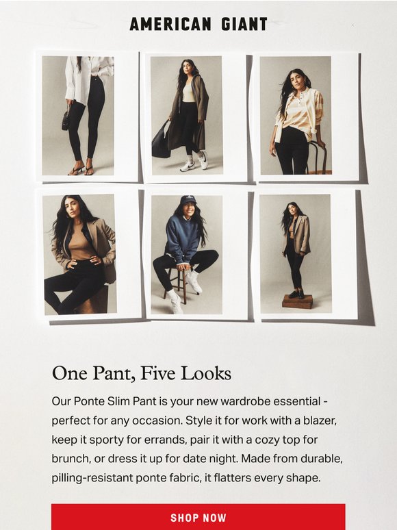 One Pant, Five Looks