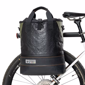 Sustainable Eco-Friendly Tyvek® Recycled Tire 12L Waterproof Bike Panniers ROAD TO SKY