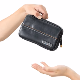 Sustainable Eco-Friendly Tyvek® Recycled Tire Bike Wallet 0.4L ROAD TO SKY